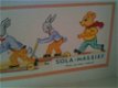 Sola geboorte-cadeau: Vork met lepel, Donald Duck..jaren '50 - 4 - Thumbnail