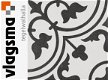 Gave Portugese Tegels Arte Wit Zwart Grijs 25x25 cm Goedkoop - 5 - Thumbnail