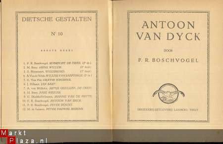 DIETSCHE GESTALTEN** ANTOON VAN DYCK **F.R. BOSCHVOGEL - 1