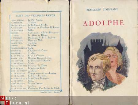 BENJAMIN CONSTANT**ADOLPHE**EDITIONS R. SIMON - 4