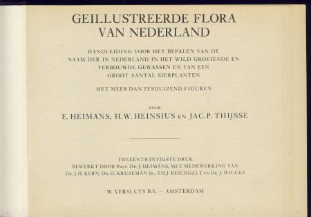 HEIMANS+HEINSIUS+THIJSSE*1983*GEÏLLUSTREERDE FLORA NEDERLAND - 2