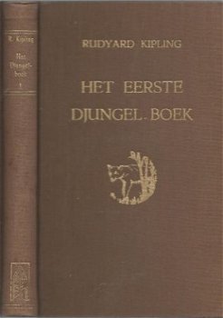 RUDYARD KIPLING**HET EERSTE DJUNGELBOEK.**BRUIN TEXTUUR LINN - 1