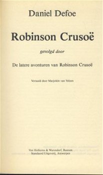 DANIEL DEFOE**ROBINSON CRUSOE**HOLKEMA & WARENDORF HARDCOVER - 2