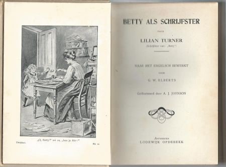 LILIAN TURNER**BETTY ALS SCHRIJFSTER**HARDCOVER**ELBERTS** - 2