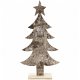 Houten boomschors kerstboom 26cm hobbyartikelen hobbymaterialen - 1 - Thumbnail