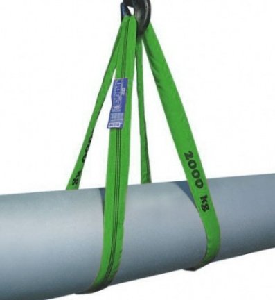 Rondstrop 2 Ton groen 1 meter omtrek - nr. 1