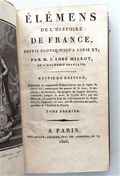 Élémens de l’Histoire de France 1806 Millot - Frankrijk - 4