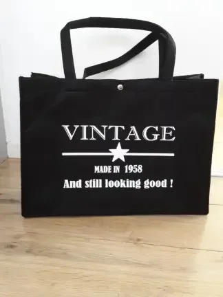 vilten tas Vintage - nr. 1