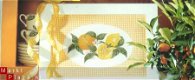 borduurpatroon 374 schilderijtje/ placemats met citrusfruit - 1 - Thumbnail