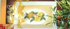 borduurpatroon 374 schilderijtje/ placemats met citrusfruit