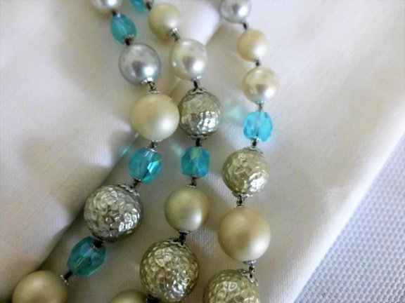 Vintage collier, 3-rijig - Afbeelding 4