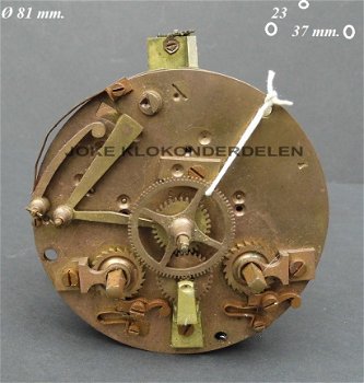 = Pendule uurwerk = zie omschrijving = 37979 - 0