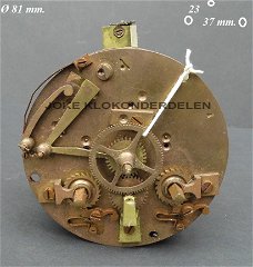 = Pendule uurwerk = zie omschrijving = 37979