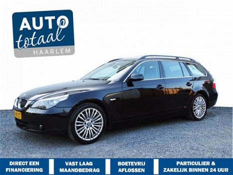 BMW 5-serie Touring - 523I Aut6 Executive Navi-Xenon-Sportpakket-Pdc v+a - 1