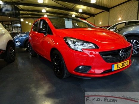 Opel Corsa - 1.4 Online Edition Rood/Zwart - 1