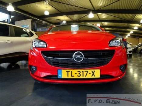 Opel Corsa - 1.4 Online Edition Rood/Zwart - 1