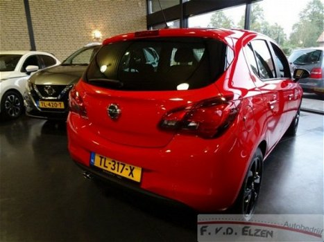 Opel Corsa - 1.4 Online Edition Rood/Zwart - 1