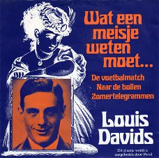 Louis Davids ‎– Wat Een Meisje Weten Moet.(1966)