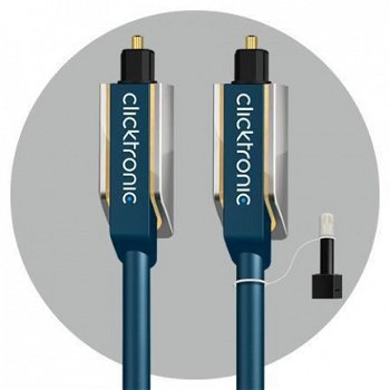 Clicktronic Optische Kabel - advanced series, 3 meter - 1