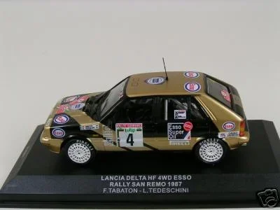 1:43 IXO SCR004 Lancia Delta HF 4WD Esso #4 rally San Remo 1987 - 1