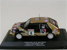 1:43 IXO SCR004 Lancia Delta HF 4WD Esso #4 rally San Remo 1987