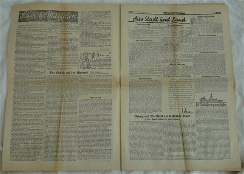 Krant / Zeitung, Pforzheimer Rundschau, Nr.158 - Donnerstag 9 Juli - Jahrgang 1936. - 4