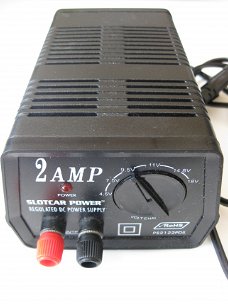 GERESERVEERD 2 amp regelbare dc power unit trafo
