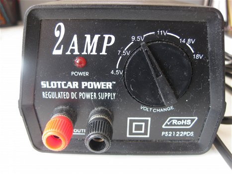 GERESERVEERD 2 amp regelbare dc power unit trafo - 2