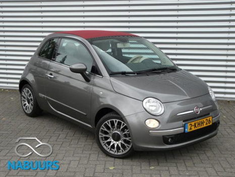 Fiat 500 C - 85pk Cabrio Turbo. Ecc. 1/2 Leer. 16inch. Luxe uitv - 1