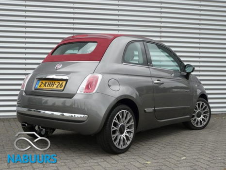 Fiat 500 C - 85pk Cabrio Turbo. Ecc. 1/2 Leer. 16inch. Luxe uitv - 1