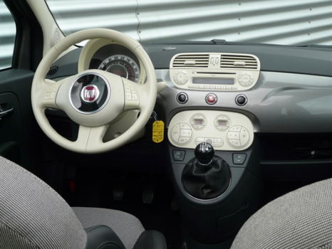 Fiat 500 C - 85pk Cabrio Turbo. Ecc. 1/2 Leer. 16inch. Luxe uitv - 1