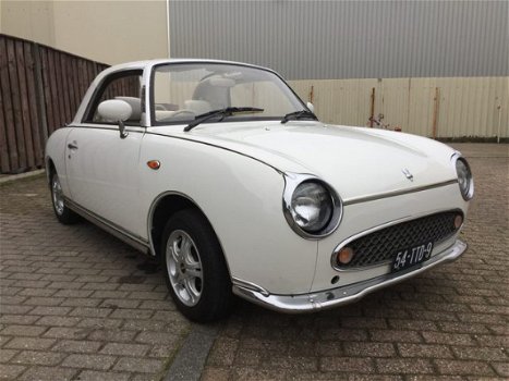 Nissan Figaro - 594 wit, automaat, airco, turbo - 1
