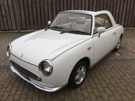 Nissan Figaro - 594 wit, automaat, airco, turbo - 1