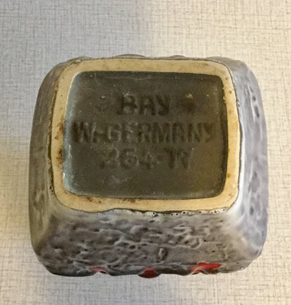 Verkocht ❤️ Bay -keramiek vintage vaas West-Germany - Afbeelding 4
