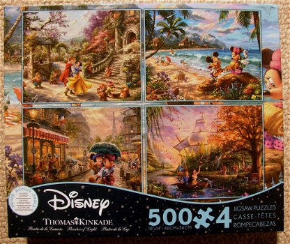 Ceaco - Disney Dreams Snow White - 4 x 500 Stukjes Nieuw Schade - 6