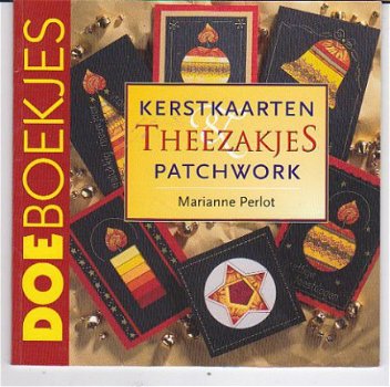 Doeboekjes - Kerstkaarten Theezakjes patchwork - 1