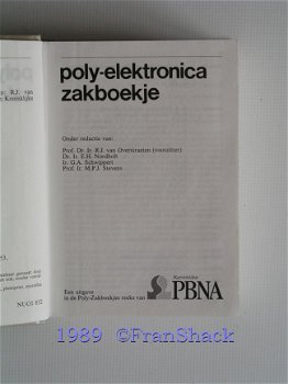 [1989] Poly-Elektronica Zakboekje, o.r.v. Overstraeten v., PBNA - 2