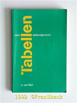 [1992] Tabellen voor elektrotechnici, Van Riel, SMD Educatieve Uitg. - 1