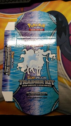 trainerkit lege doosje alolan sandslash & alolan ninetales - Afbeelding 2
