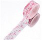 NIEUW Rol met 5 meter Washi Tape Flamingo's 1,5 cm breed. - 1 - Thumbnail