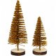 Kerstbomen set zilver 5 stuks miniaturen hobbymaterialen - 3 - Thumbnail