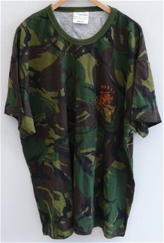 Shirt, Woodland Camouflage, Koninklijke Landmacht maat: 8090-1525, jaren'90.(Nr.2) - 1