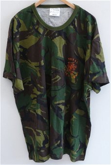 Shirt, Woodland Camouflage, Koninklijke Landmacht maat: 8090-1525, jaren'90.(Nr.2)