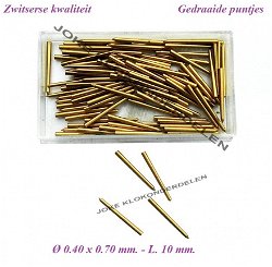 = Konische voorsteek stiften = messing 38056