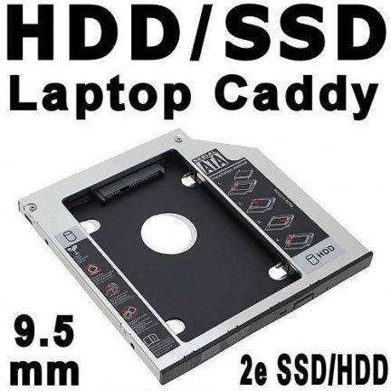 HDD Caddy | 2.5" SATA HDD of SSD in MacBook Pro Unibody - Afbeelding 3