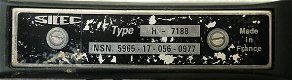 Handtelemicrofoon / Handset, type: H-7188, Silec, Koninklijke Landmacht, jaren'70/'80.(Nr.1) - 2 - Thumbnail