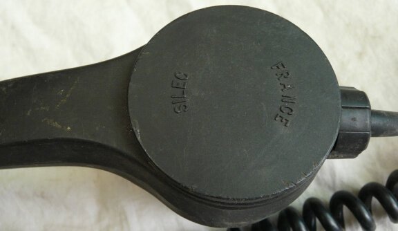 Handtelemicrofoon / Handset, type: H-7188, Silec, Koninklijke Landmacht, jaren'70/'80.(Nr.1) - 5