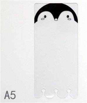 NIEUW Washi Tape Divider Tab Penguin voor Planner maat A5 - 1