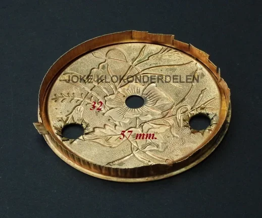 = Binnenplaatje wijzerplaat = regulateur = 38063 - Afbeelding 2