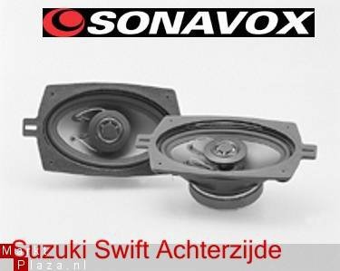 Suzuki Swift Specifieke Luidspreker Set achterzijde - 1